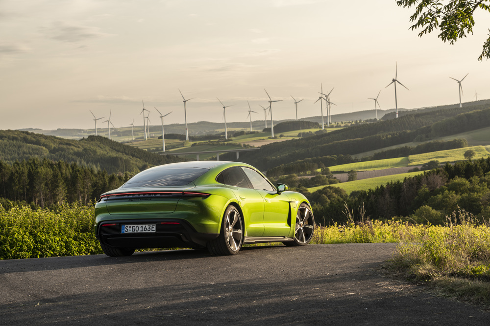 Porsche Taycan electric car